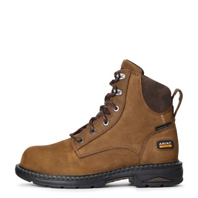 Ariat Work: Casey 6" Composite Toe Zapatos de Seguridad Mujer - Marrones Oscuro (OJTGE1589)